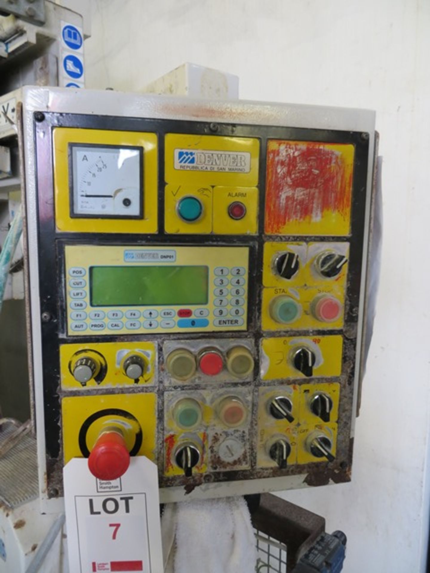 Denver Skema Logic monobloc bridge saw with wire safety guard and OSAI control panel (c2002). A work - Image 4 of 5