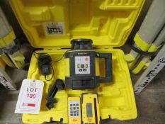 Leica Rugby 840 laser level art No 795434 s/n 11238404000 c/w case tripod & extendable stick