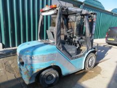 Baoli KB35 diesel forklift truck 3.5t 4.5m lift height, Year: 2013. Thorough examination certificate