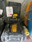 Dewalt DW088 Laser Level & a Dewalt DW087 Laser Level