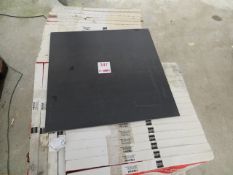 Pallet Containing 105 Black Unglazed Ceramic Tiles 600mm x 600mm x 10mm