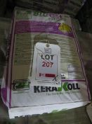 84 bags of Kerakoll H40 Eco Bio Gel white aggregate/adhesive 25Kg bags on 2 pallets