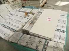 Pallet Containing 240 Cream Ceramic Tiles 600mm x 300mm x 10mm