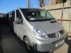 Renault Traffic LL29 DCi Diesel 6 seater Panel Van with side windows Reg No BN12GVW 1996cc d.o.r.