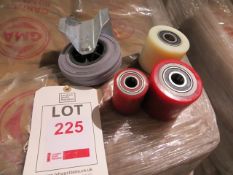 Various Pallet Truck & Trolley Wheels as lotted