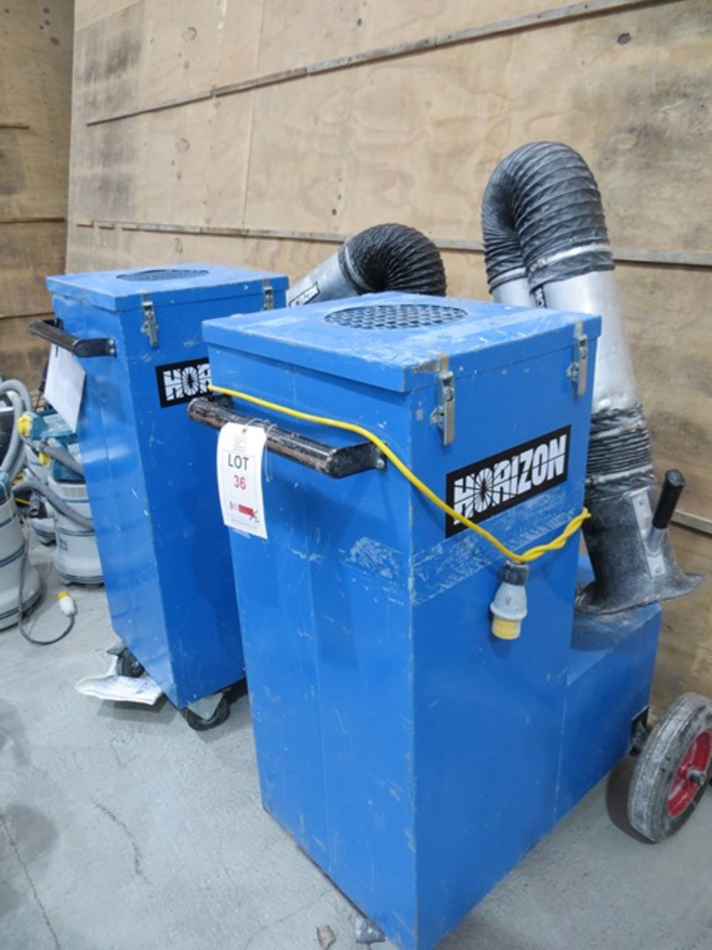 Two Horizon PC12R mobile dust extraction units (2016)