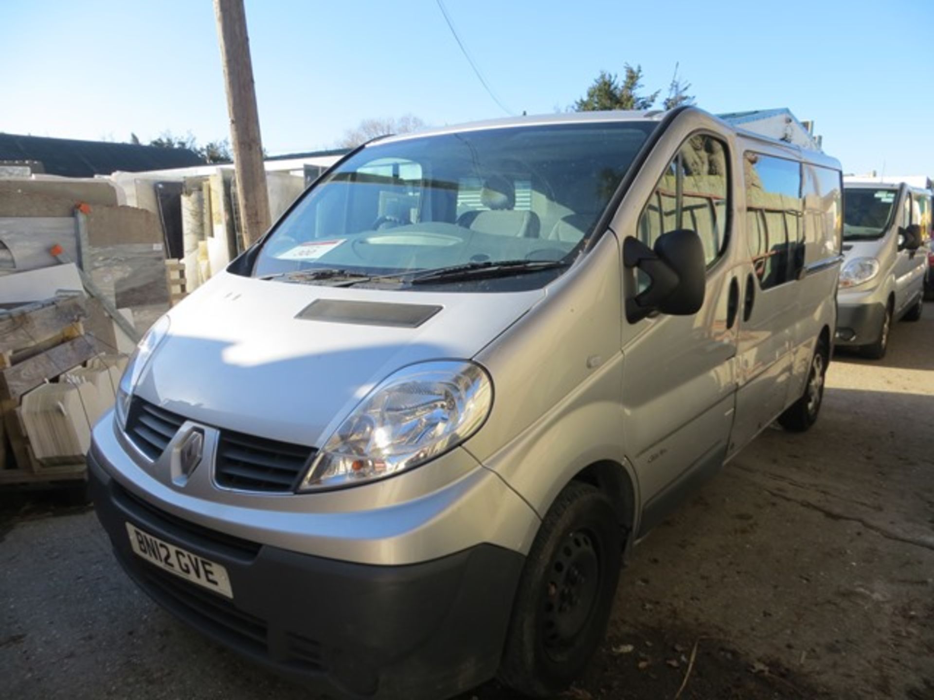 Renault Traffic LL29 DCi Diesel 6 seater Panel Van with side windows Reg No BN12GVE 1996cc, - Image 2 of 11