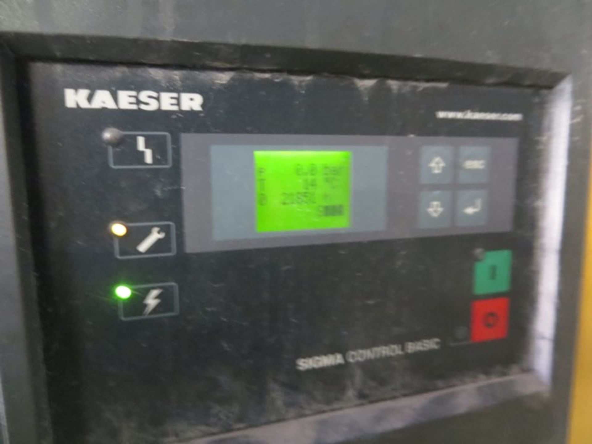 Kaeser ASK 40T air compressor s/n 1530 hours 21,851 2014) c/w with air receiver. Please note there - Image 2 of 3