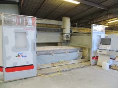 Cei by Zipor Stonecut 5x CNC cutting machine, 5 axis fully automated with safety guard enclosure,