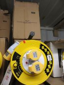 Three Multiflex 25m 110v Cable Reels (Boxed)