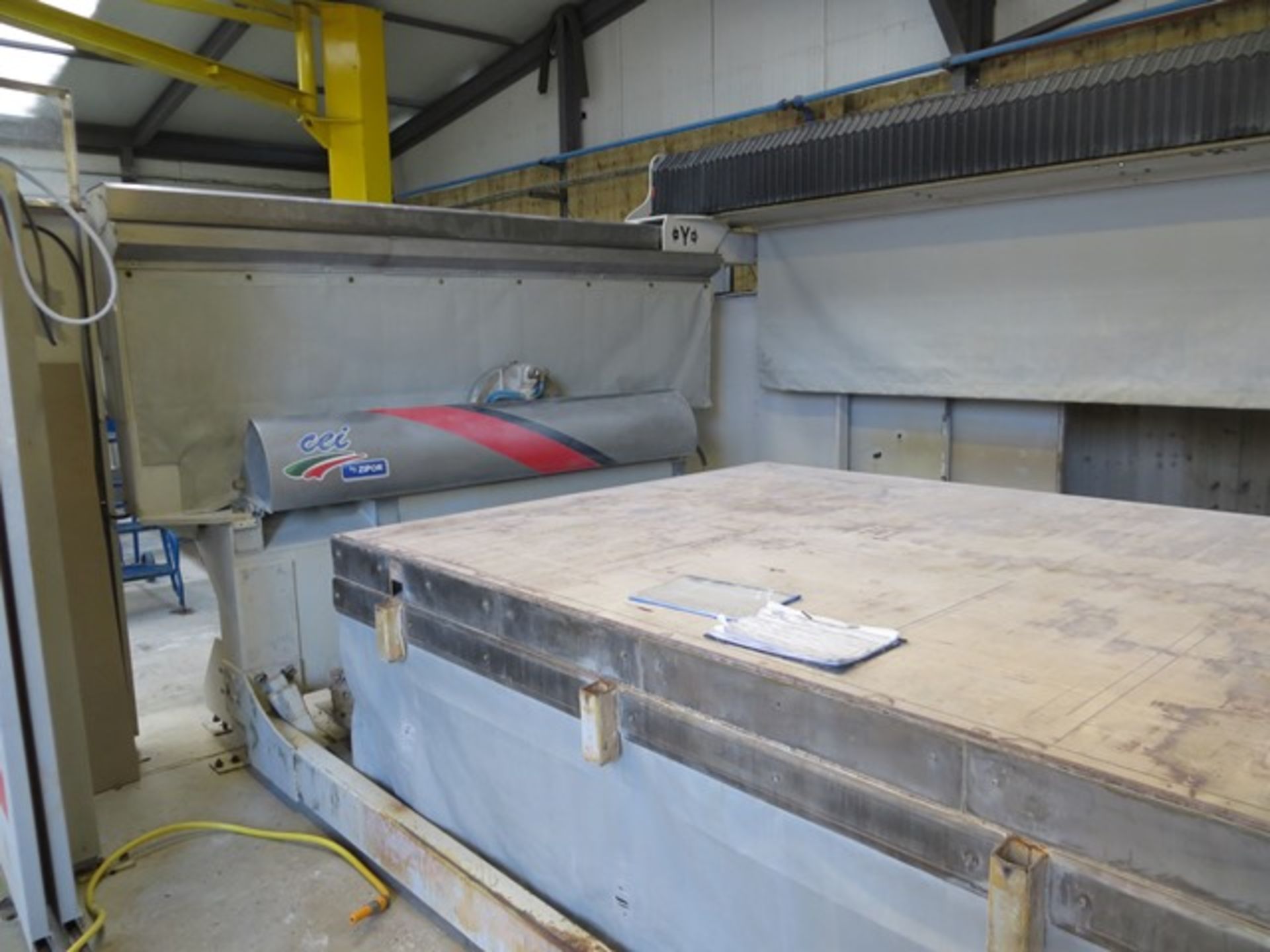 Cei by Zipor Stonecut 5x CNC cutting machine, 5 axis fully automated with safety guard enclosure, - Image 4 of 7