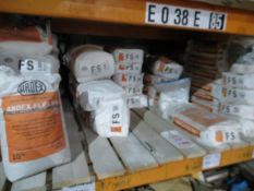 rox 70 bags of Ardex Tile Grout 10Kg bags various colours as lotted