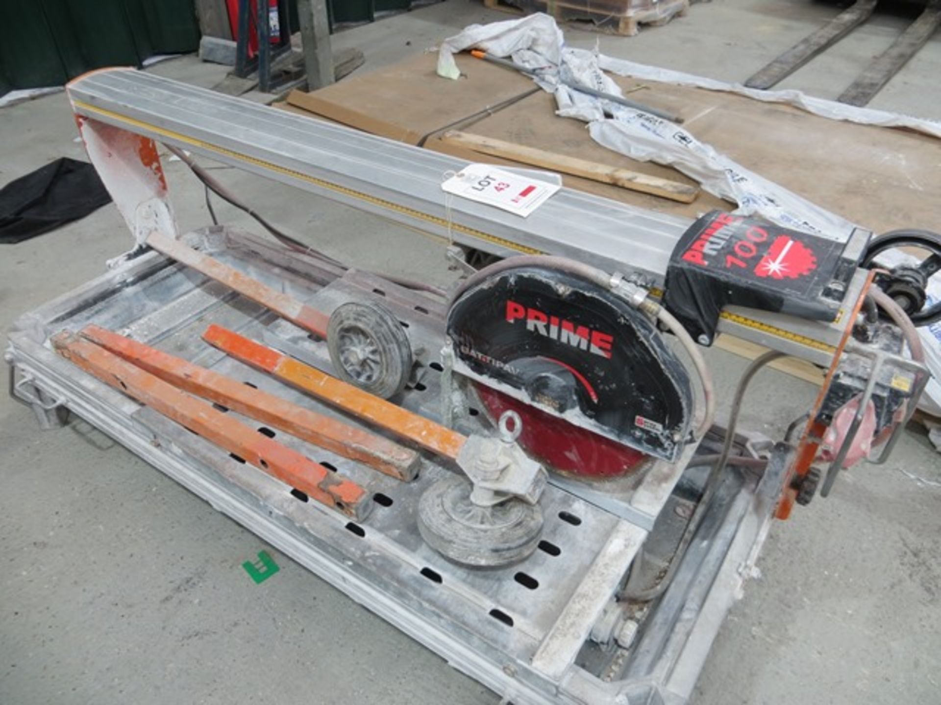 Prime 100S Battipav Mobile Laser Stone Bridge Saw s/n 0242286 (2015)