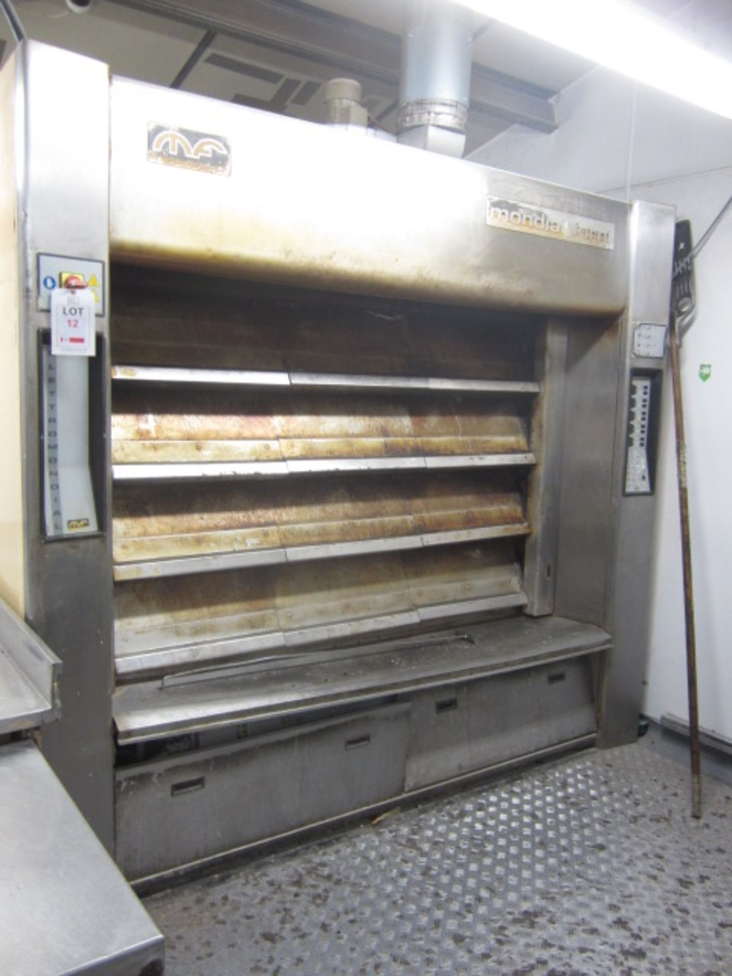 Benisi Mondial Forni stainless steel 4-deck electric oven Deck width approx. 1800mm Mondial Forni - Image 9 of 10