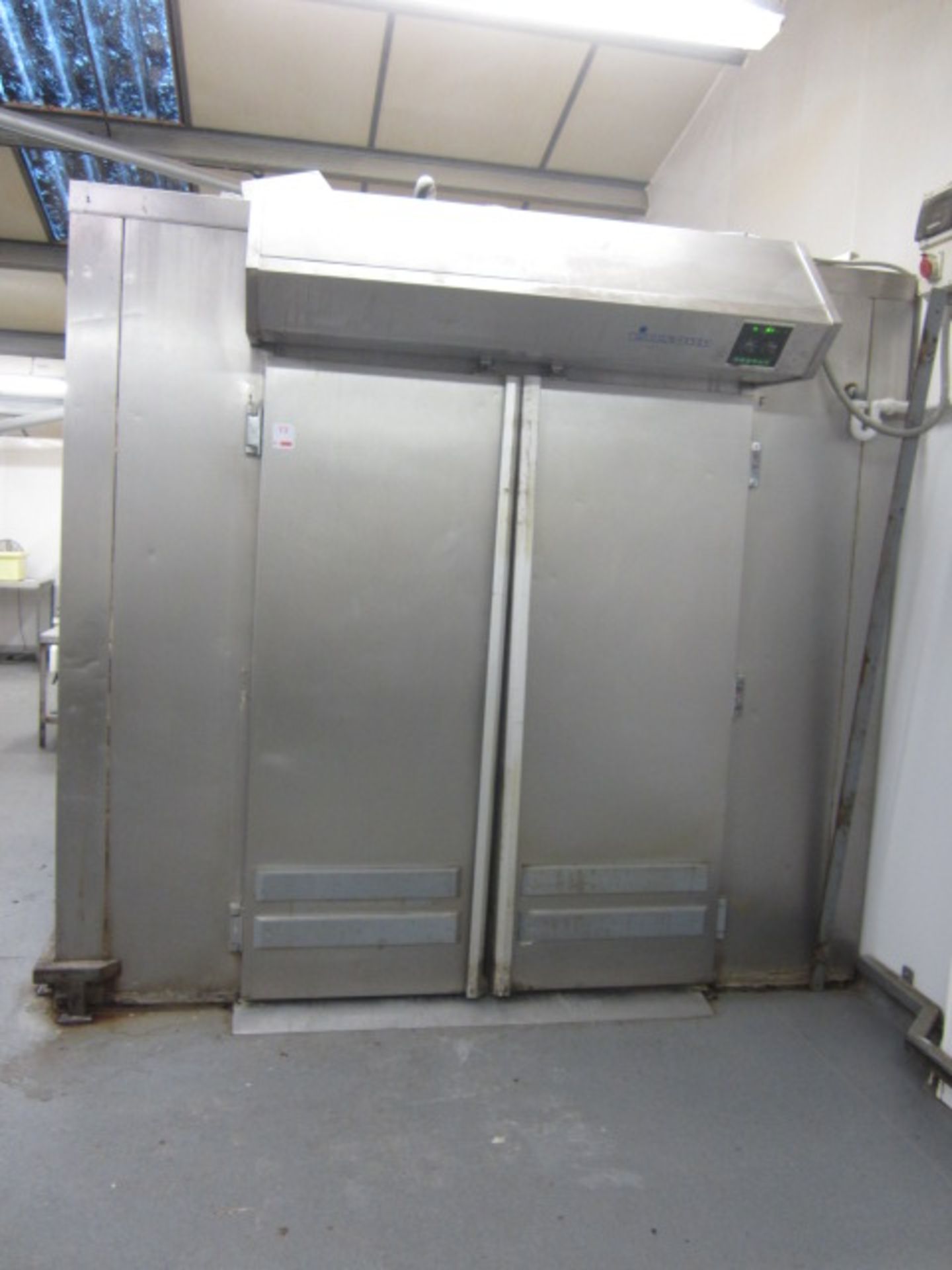 Lillnord stainless steel double sided two twin door walk in prover. 2750 x 2400 x 2500mm (Please - Image 2 of 10