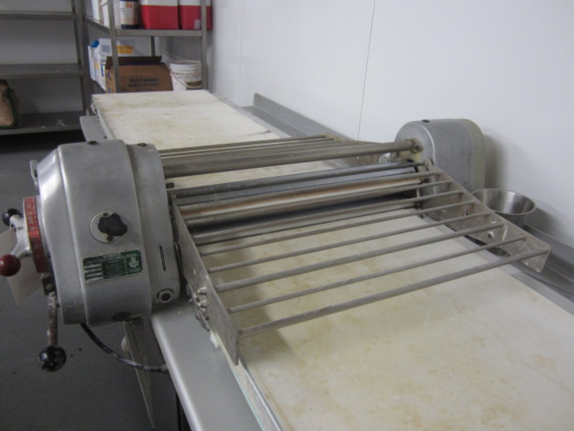 Seewer AG AUT 504 pastry break Model: 8 s/n: 649000 Machine No: 3784 550mm infeed belt width, 1500mm - Image 4 of 7