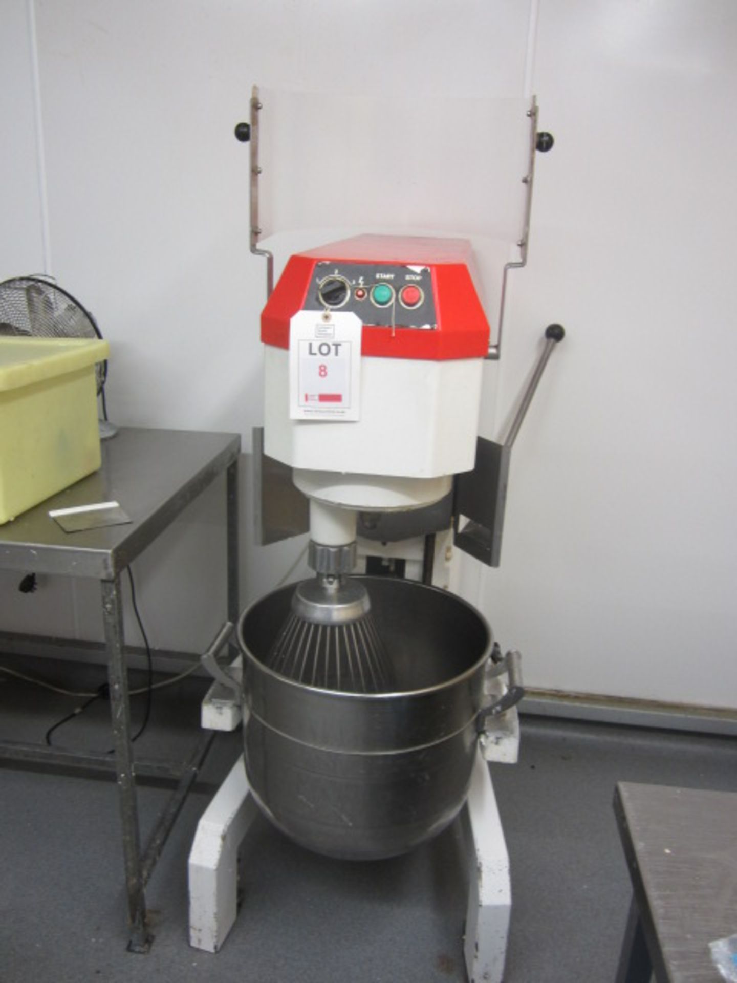 Unnamed commercial bowl mixer, bowl diameter 450mm Model, s/n and date: unknown (Please note: - Image 2 of 5