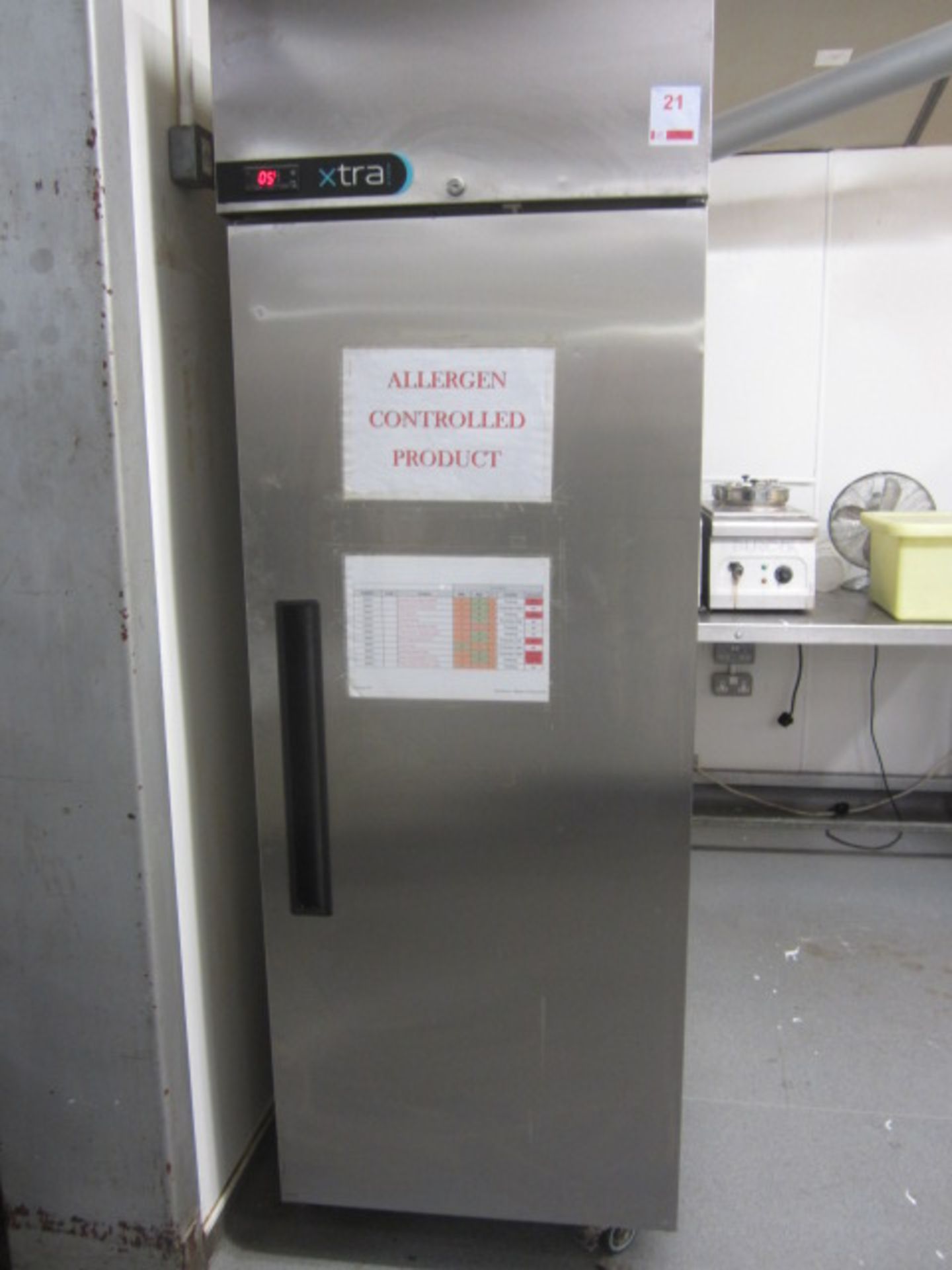 Foster Xtra XR600H stainless steel single door commercial refrigerator unit s/n: E5420419 No - Image 2 of 3