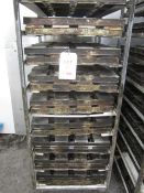 Thirty-six bakers bread tins, 4 per tin (Excludes trolleys)