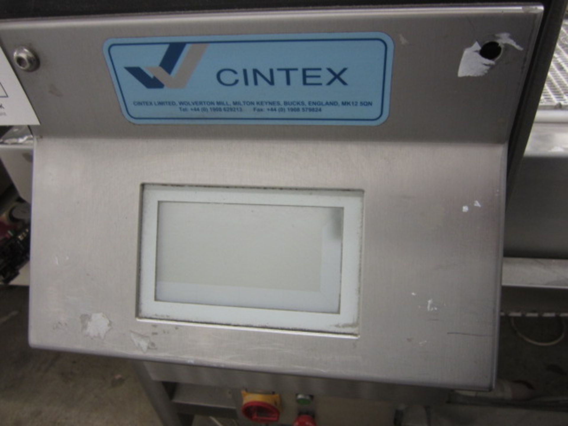 Cintex KH30 stainless steel metal detector s/n: 83255 (2004) Belt length 1500mm Belt width 300mm - Image 5 of 6