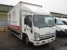 Isuzu Forward N75.190 Easy Shift 7.5 ton auto box lorry with DEL Trimloader folding tail lift, SWL