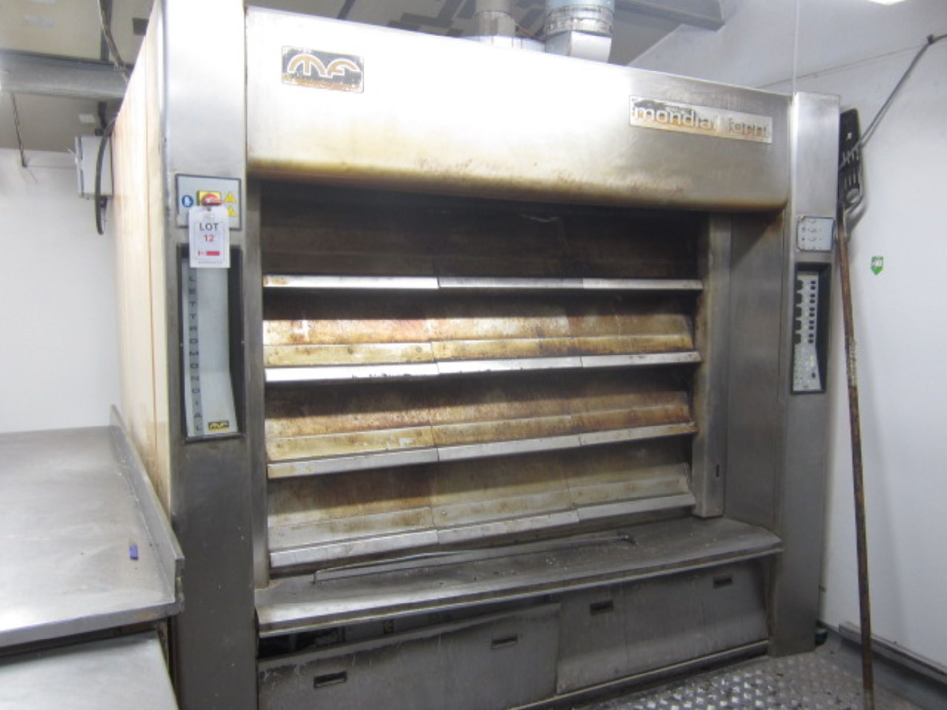 Benisi Mondial Forni stainless steel 4-deck electric oven Deck width approx. 1800mm Mondial Forni