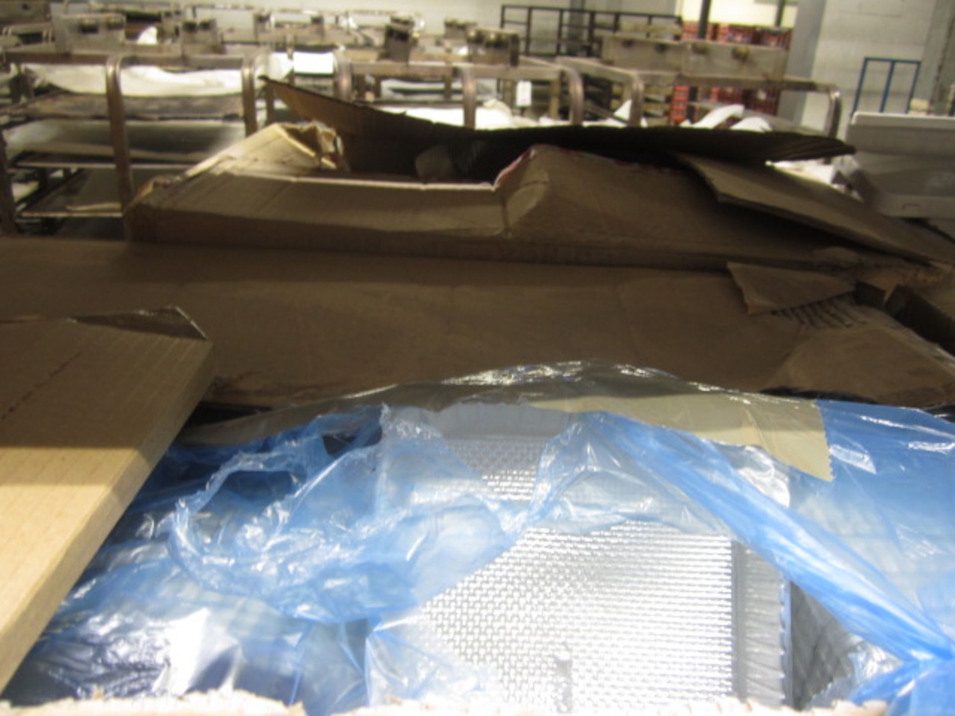 Quantity of assorted packaging stock to include plastic boxes, small open cavity acetate, plastic - Image 7 of 13