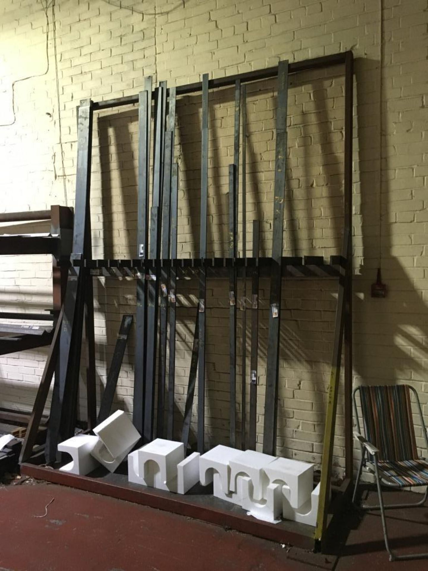 Eleven heavy duty works racks, mostly cantilever (contents not included). A work Method Statement - Image 2 of 10
