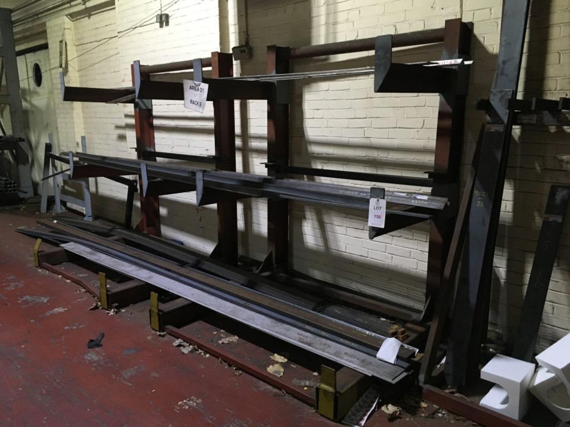Eleven heavy duty works racks, mostly cantilever (contents not included). A work Method Statement - Image 3 of 10