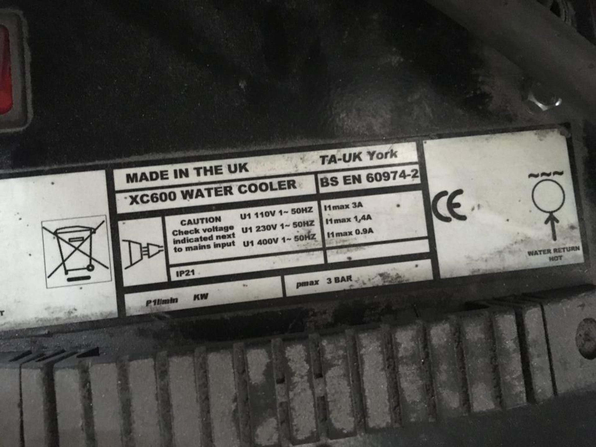 Miller Syncrowave 350LX AC/DC squarewave power source, Serial No. LH390087L, with TA XC600 water - Bild 6 aus 7