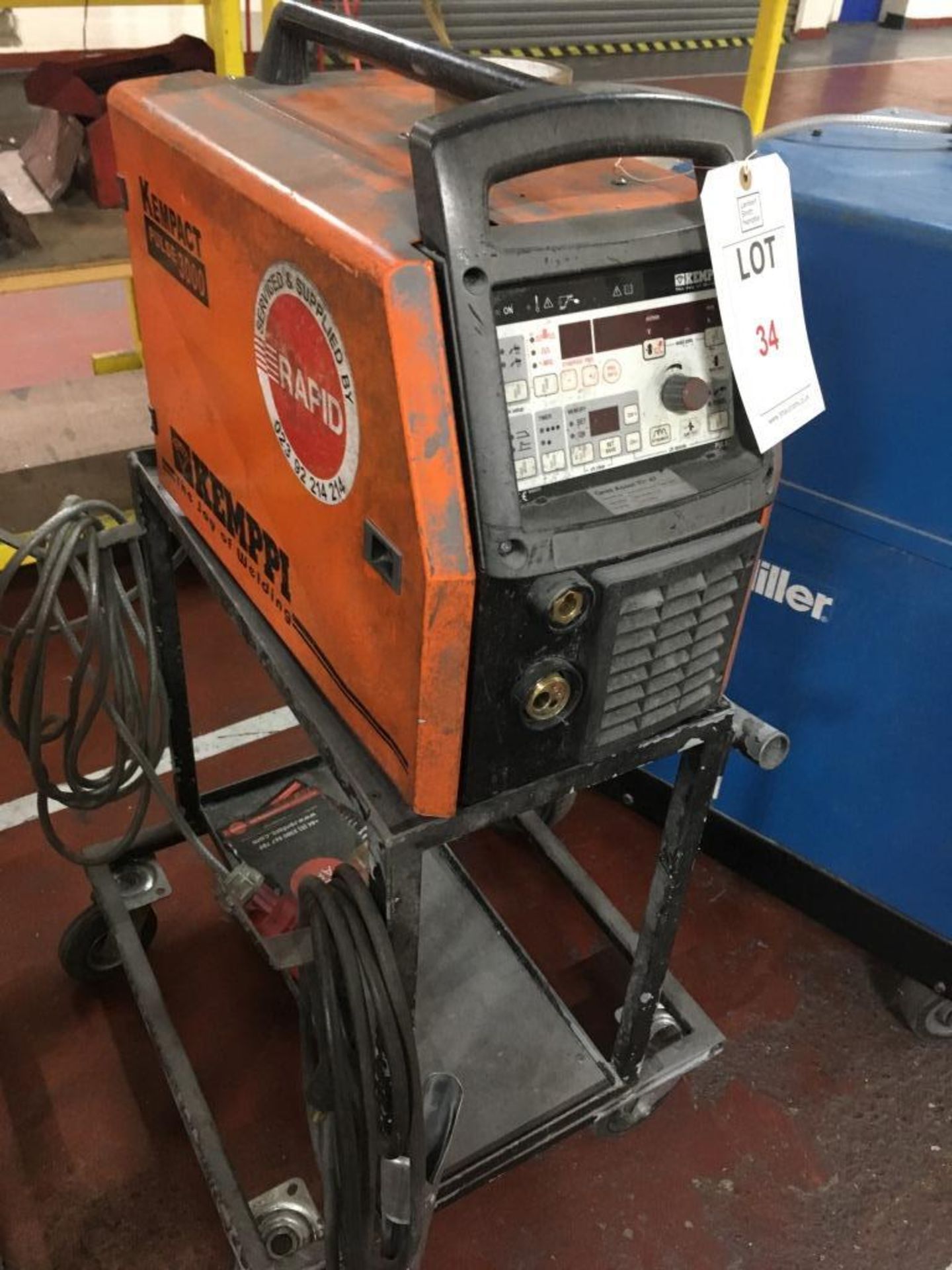 Kemppi Kempact Pulse 3000 mig welder, Serial No. 1401054U - Image 2 of 5