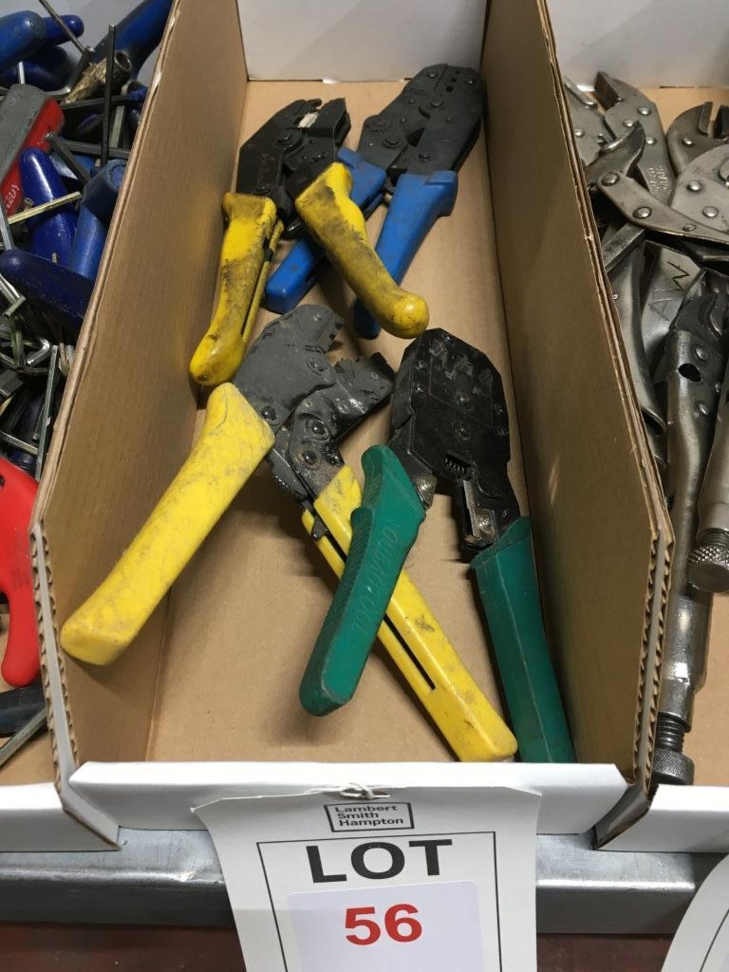 Four various crimping tools