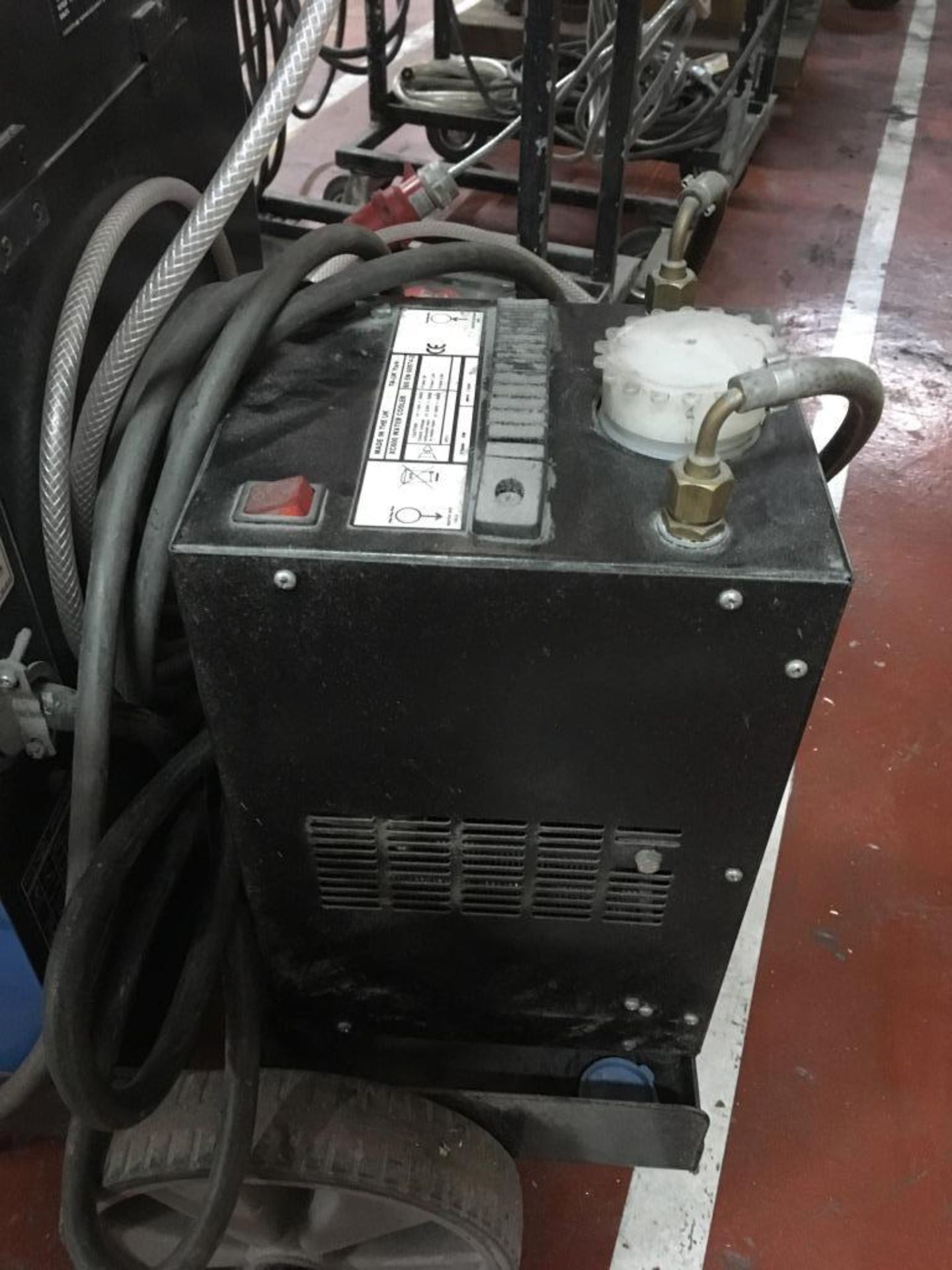 Miller Syncrowave 350LX AC/DC squarewave power source, Serial No. LH390087L, with TA XC600 water - Bild 5 aus 7