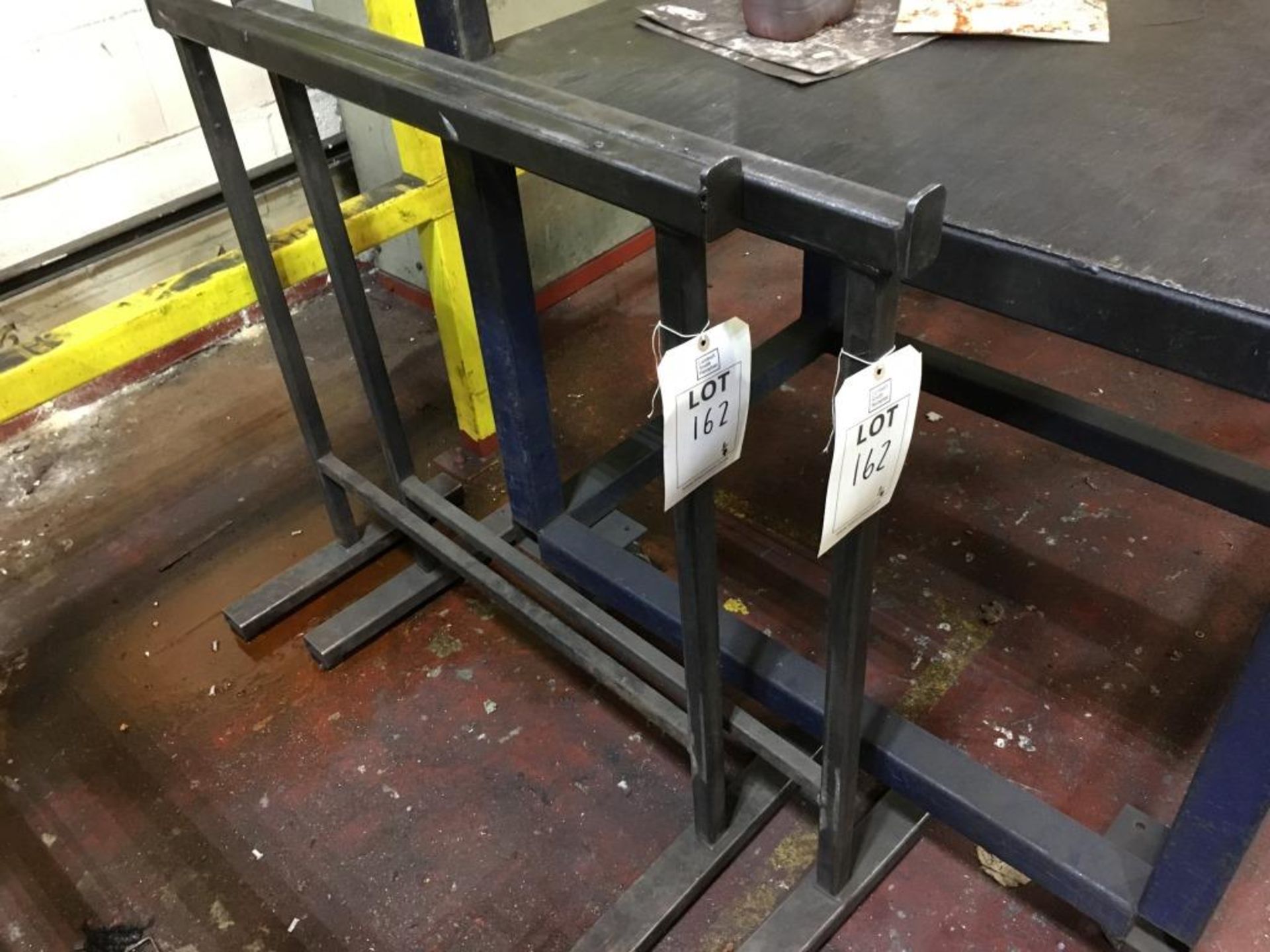 Four steel trestles - Image 2 of 2