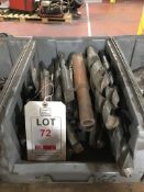 Various heavy duty drill bits, in two boxes