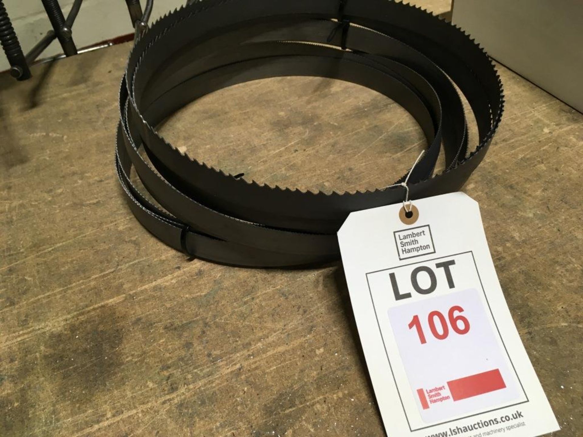 Three band saw blades