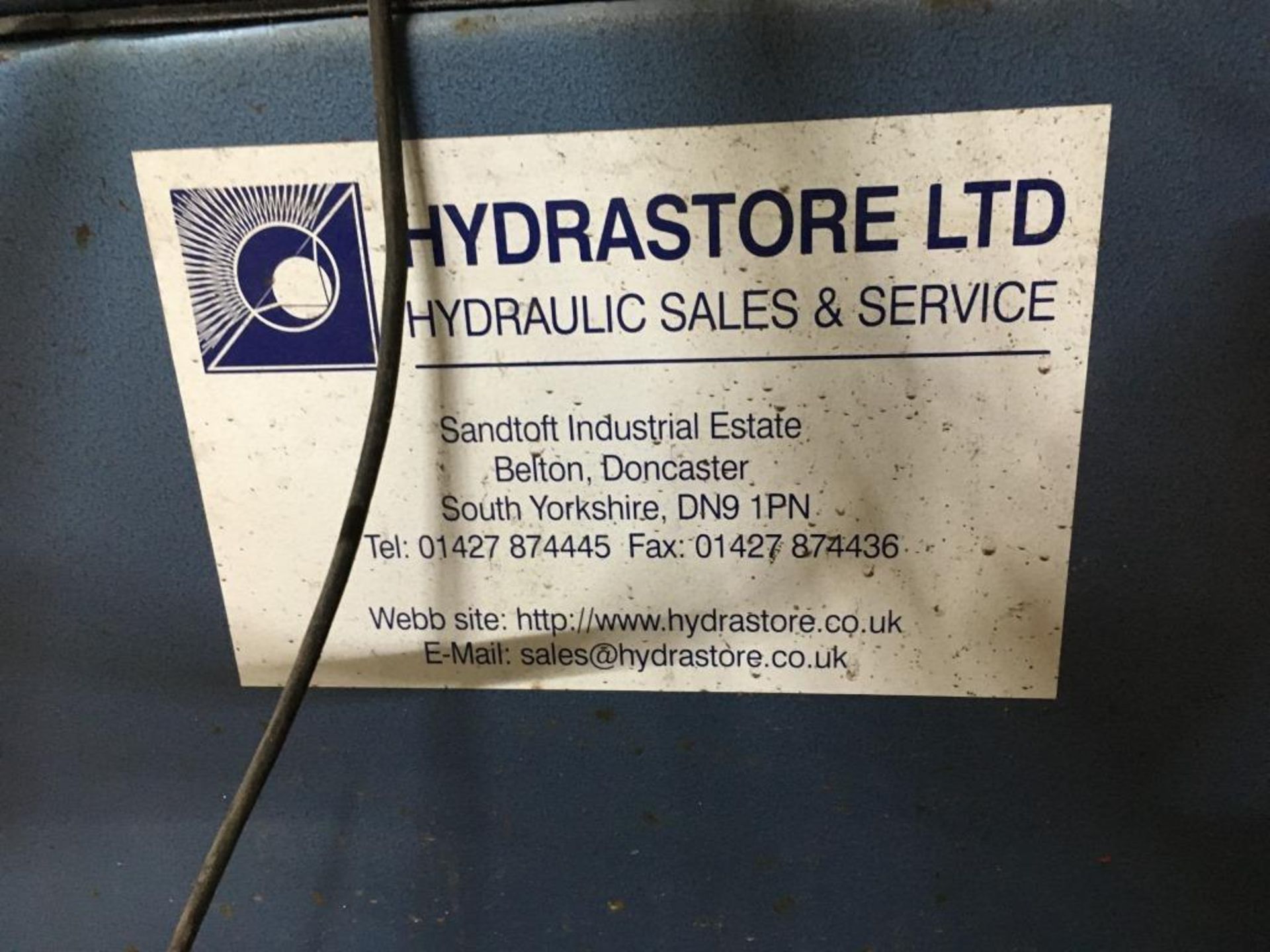 Hydrastore load tester. NB: This item has no CE marking. The purchaser is required to satisfy - Bild 3 aus 3