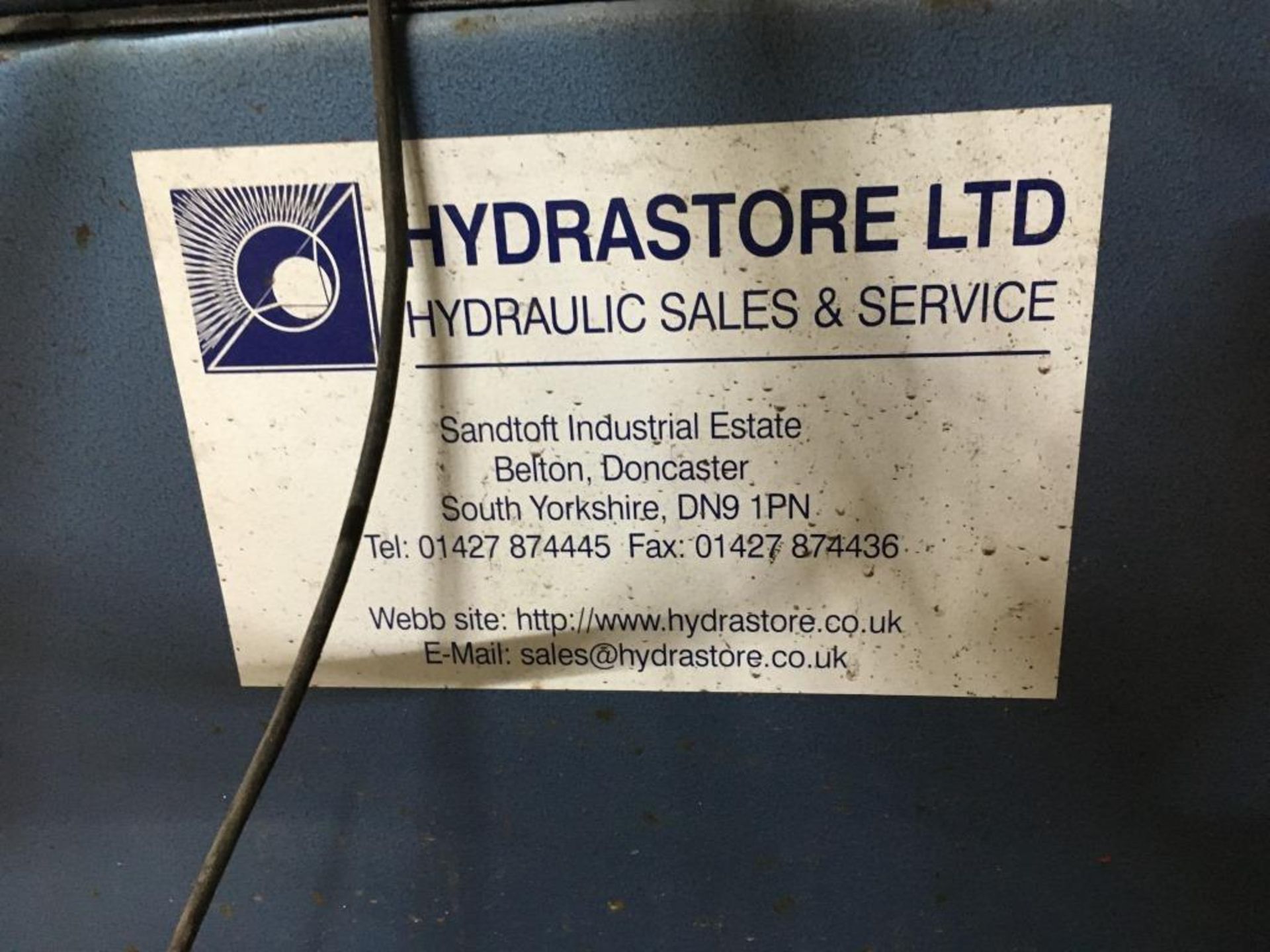 Hydrastore load tester. NB: This item has no CE marking. The purchaser is required to satisfy - Image 3 of 3