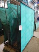 5 welding screens, approx. 1850mm x 1960mm