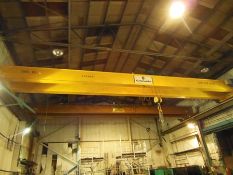 Granada twin beam overhead gantry crane 15-tonne capacity Approx. 16 metre span with pendant control