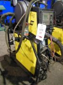 ESAB Mig 4000iw mig welding set Serial no. 852-213-7697 with Aristo Feed 3004 wire feed unit