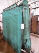 5 welding screens, approx. 1850mm x 1960mm