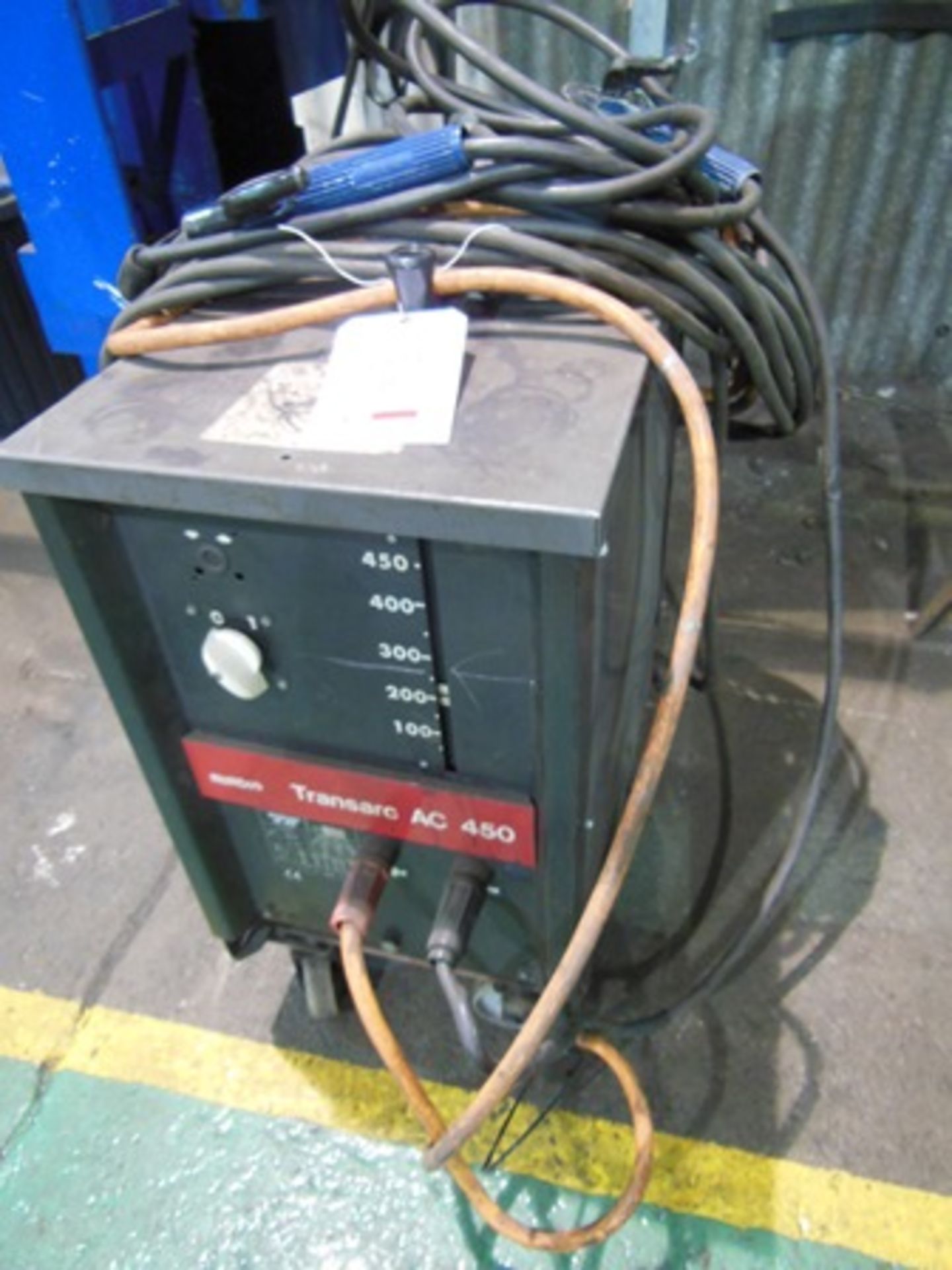 Murex Transarc AC450 arc welding set Serial no. N1960900009 (Please note that this lot will