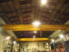 Granada twin beam overhead gantry crane 15-tonne capacity Approx. 16 metre span with pendant control