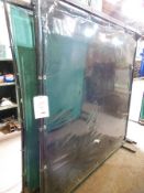 5 welding screens, approx. 1850mm x 1960mm