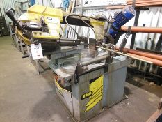 FMB Manuali Titan mitre horizontal bandsaw Serial no. NI 01951 (2007) with 2.2m approx. roller