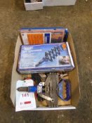 Box of assorted hand riveters