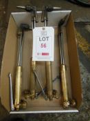 Box containing 4 oxyacetylene gas torches