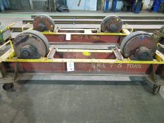 Pair of welding rotator slave roller units