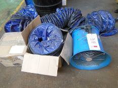 Broughton EAP Limited ventilation fan (240v) and 3 sections of flexible ducting